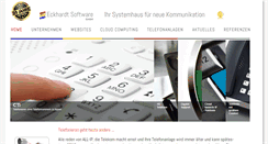 Desktop Screenshot of eckhardt-software.com