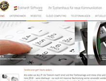 Tablet Screenshot of eckhardt-software.com